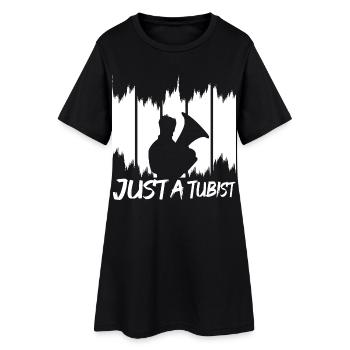 Joueurs de tuba - Robe T-shirt Femme - noir - Devant