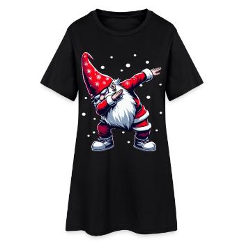 Dabbing Santa Claus Dab Santa Claus - Women’s T-Shirt Dress - black - Front