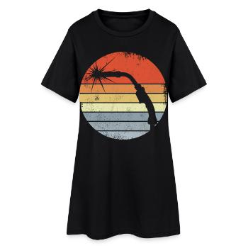 Vintage Welding Machine - Women’s T-Shirt Dress - black - Front