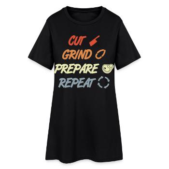 Citation de Metzger - Robe T-shirt Femme - noir - Devant
