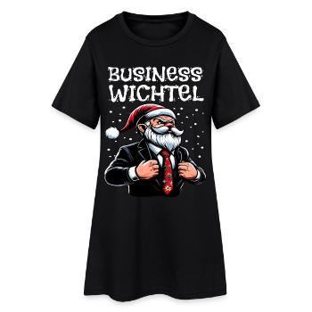 Gnome d’affaires Gnome de Noël - Robe T-shirt Femme - noir - Devant