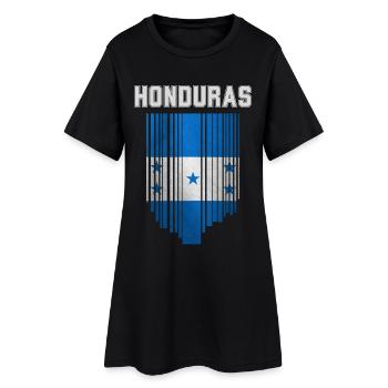 Drapeau du Honduras, fierté hondurienne - Robe T-shirt Femme - noir - Devant