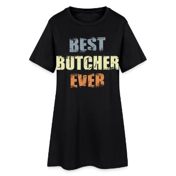 Le meilleur boucher de tous les temps - Robe T-shirt Femme - noir - Devant