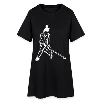 Hockey Sketch - Women’s T-Shirt Dress - black - Front