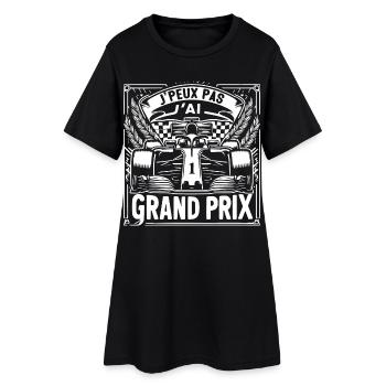 J'Peux Pas J'ai Grand Prix - Robe T-shirt Femme - noir - Devant