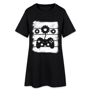 Conception de jeux - Robe T-shirt Femme - noir - Devant