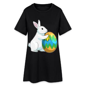 Nettoyage de Pâques Bunny - Robe T-shirt Femme - noir - Devant