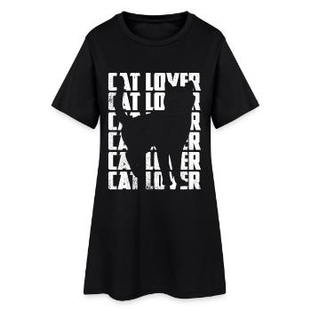 Cat Lovers - Women’s T-Shirt Dress - black - Front