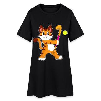Tiger Hockey sur gazon Stick - Robe T-shirt Femme - noir - Devant