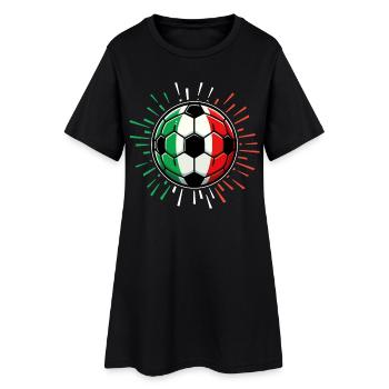 Champion d’Italie 2024 pour les fans de football - Robe T-shirt Femme - noir - Devant