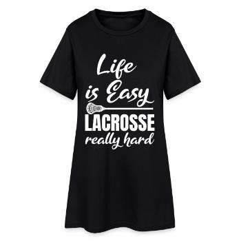 Motivation des joueurs de crosse - Robe T-shirt Femme - noir - Devant