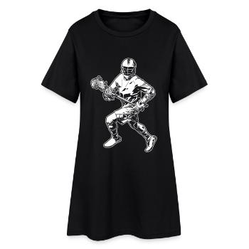 Joueurs de crosse - Robe T-shirt Femme - noir - Devant