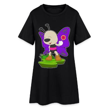 Butterfly Lollipop - Women’s T-Shirt Dress - black - Front