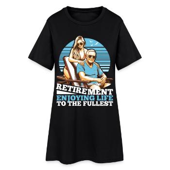Retirement Life Enjoy Gift - Women’s T-Shirt Dress - black - Front