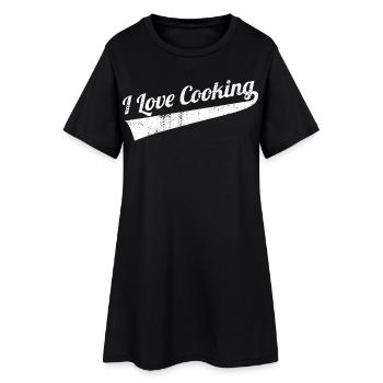 J’adore cuisiner - Robe T-shirt Femme - noir - Devant