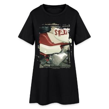 Étoile de Samson - Robe T-shirt Femme - noir - Devant