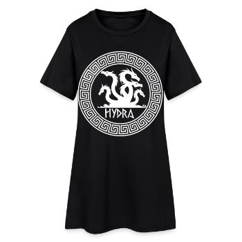 Symbol der Weißen Hydra - Frauen T-Shirt-Kleid - Schwarz - Vorne
