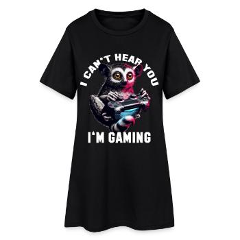 Gaming Zocken Maki Geschenk - Frauen T-Shirt-Kleid - Schwarz - Vorne