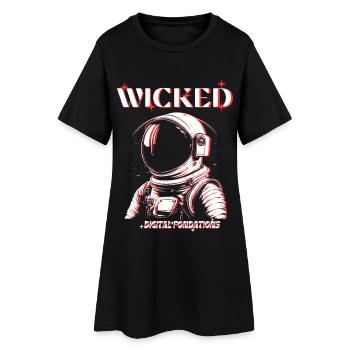 Wicked - Women’s T-Shirt Dress - black - Front