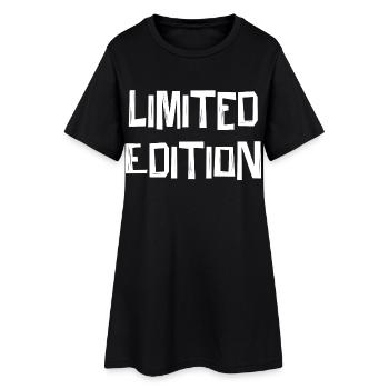 Limited Edition Lettering - Women’s T-Shirt Dress - black - Front