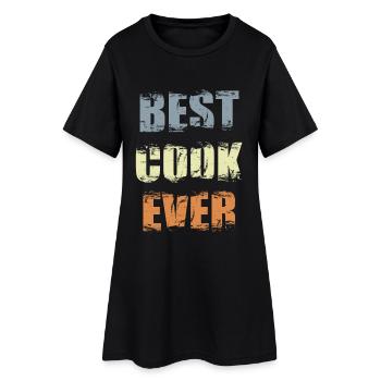 Meilleur Chef - Robe T-shirt Femme - noir - Devant