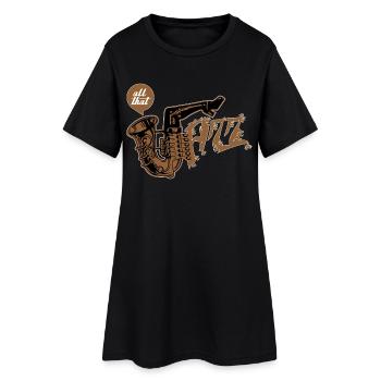 Tout ce jazz - Robe T-shirt Femme - noir - Devant