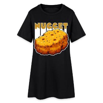 Nugget-Love Nugget de poulet - Robe T-shirt Femme - noir - Devant