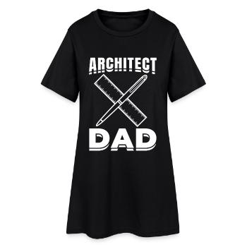 Architect Dad - Women’s T-Shirt Dress - black - Front