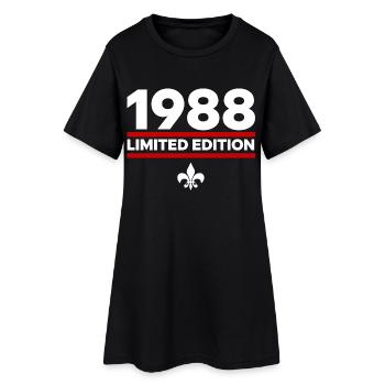 1988 Édition limitée - Robe T-shirt Femme - noir - Devant