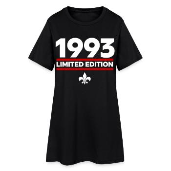1993 Limited Edition - Frauen T-Shirt-Kleid - Schwarz - Vorne