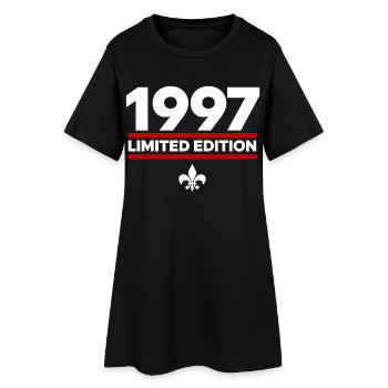 1997 Limited Edition - Frauen T-Shirt-Kleid - Schwarz - Vorne