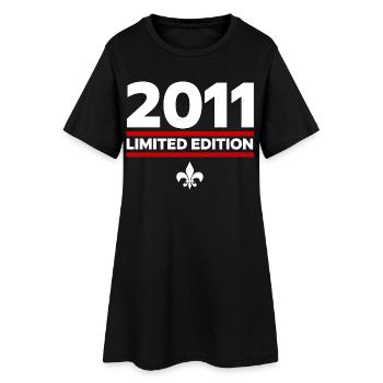 2011 Limited Edition - Frauen T-Shirt-Kleid - Schwarz - Vorne