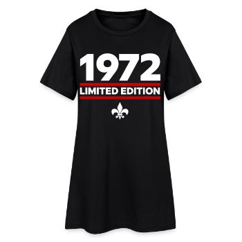 Édition limitée de 1972 - Robe T-shirt Femme - noir - Devant