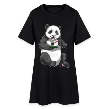 Panda Sushi - Robe T-shirt Femme - noir - Devant