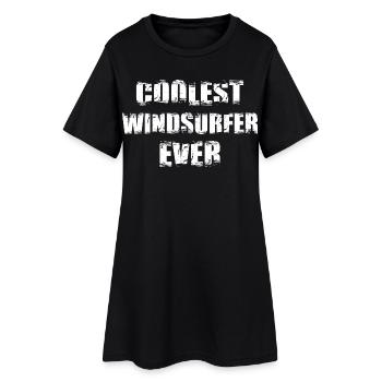 Coolest Windsurfer Ever - Women’s T-Shirt Dress - black - Front