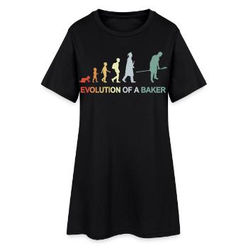 Vintage Baker Evolution - Women’s T-Shirt Dress - black - Front