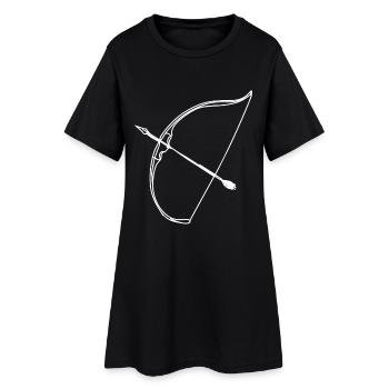 Arc et flèches - Robe T-shirt Femme - noir - Devant