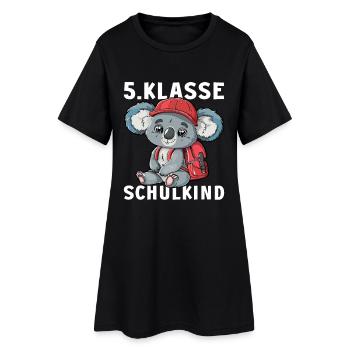 5 Klasse Koalabär Koala Koalabären Fünftklässler - Frauen T-Shirt-Kleid - Schwarz - Vorne
