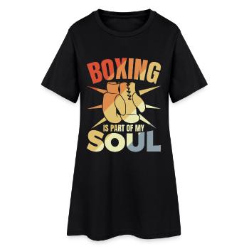 La boxe fait partie de mon âme - Robe T-shirt Femme - noir - Devant