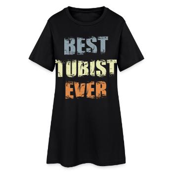 Meilleur joueur de tuba - Robe T-shirt Femme - noir - Devant
