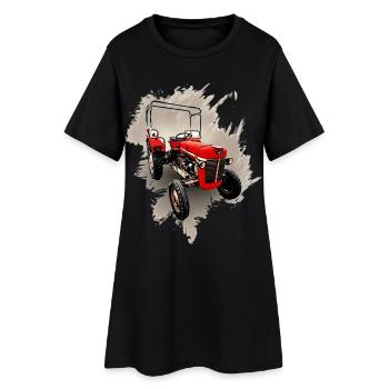 M F 30 Bulldog Traktor - Frauen T-Shirt-Kleid - Schwarz - Vorne