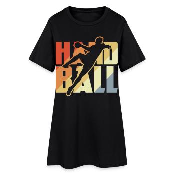 Vintage Handball - Robe T-shirt Femme - noir - Devant
