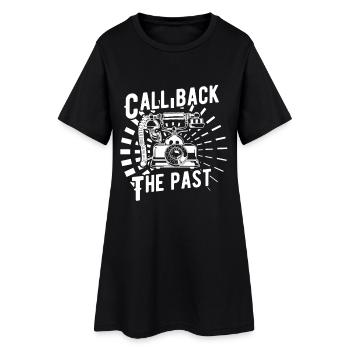 Bringing back the past - Women’s T-Shirt Dress - black - Front