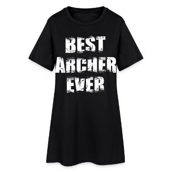 Meilleur archer - Robe T-shirt Femme - noir - Devant