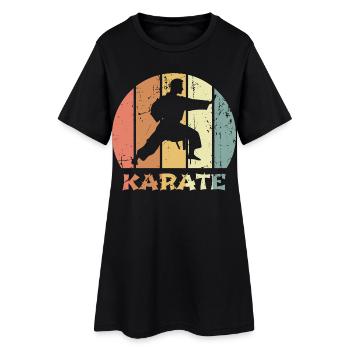 Arts Martiaux Vintage - Robe T-shirt Femme - noir - Devant