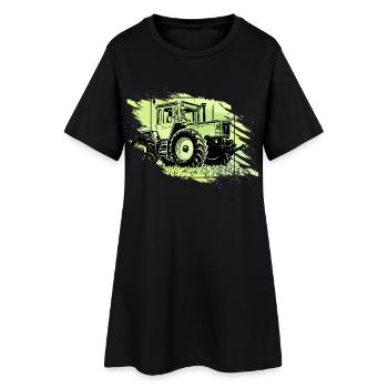 MB trac 1300 turbo - Frauen T-Shirt-Kleid - Schwarz - Vorne