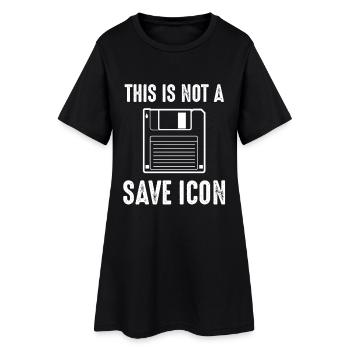 Nerd - Robe T-shirt Femme - noir - Devant