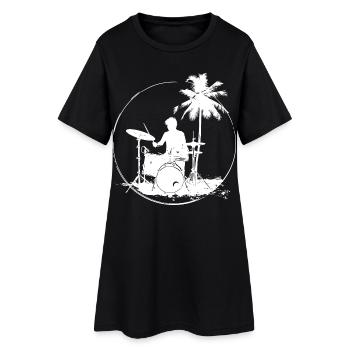Drummer - Women’s T-Shirt Dress - black - Front