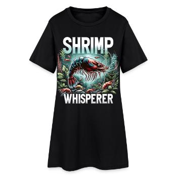 Crevette aquarium, Crevette Amano, Crevette Red Fire - Robe T-shirt Femme - noir - Devant