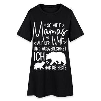So viele Mamas Beste Mama Baby Muttertag Geschenk - Frauen T-Shirt-Kleid - Schwarz - Vorne